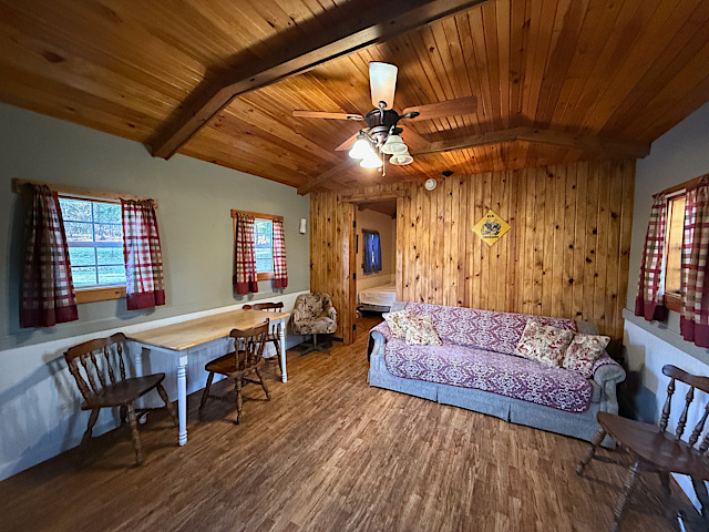 Cabin kitchen area